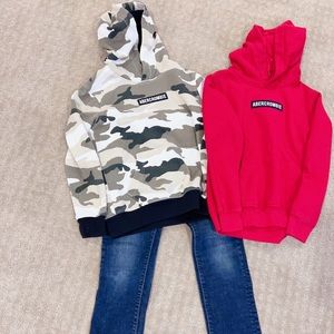 Abercrombie kids sweatshirts GAP skinny jeans 10